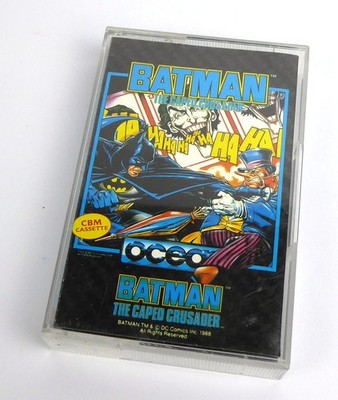 Commodore 64 C64 Spiel -- BATMAN CAPED CRUSADER (Ocean) -- Tape Kassette