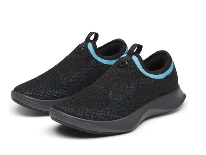 New Allbirds Tree Dasher Relay Slip-On Running Shoes Black and Gray Size 9