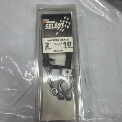 Exide NASCAR Select Battery Cable Switch To Start 2 Gauge 10  New