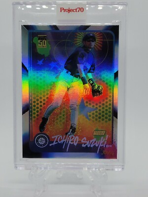 Topps Project 70 - Ichiro Suzuki #215 - RISK - Rainbow Foil - 7/70