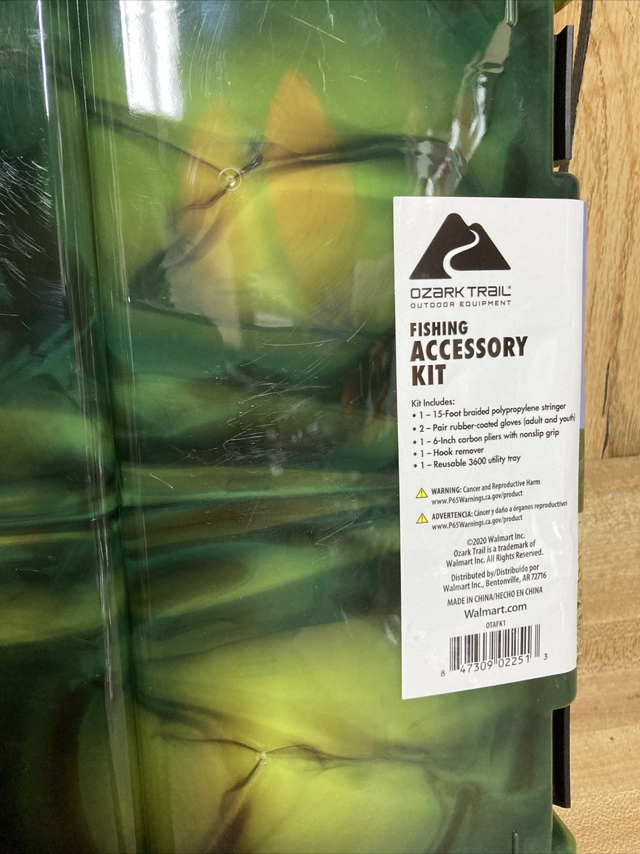 Ozark Trail Fishing Accessory Kit Pieces New