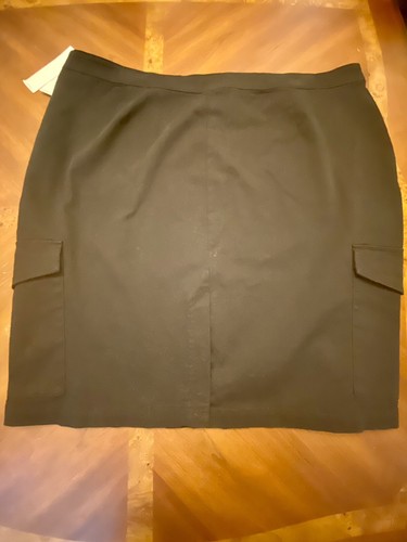 Calvin Klein Black Skirt with Flap Pockets Plus Size 18W MSRP $99 - Picture 6 of 6
