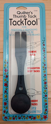 Collins Quilters Tacktool Thumb Tack Remover / Straightener - Magnetic USA Made