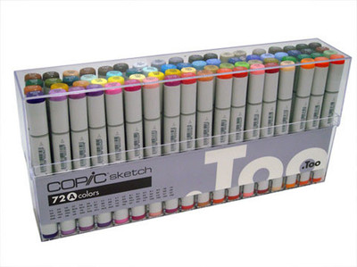 Copic Skizzenmarker Set - 72 Stifte - Set A