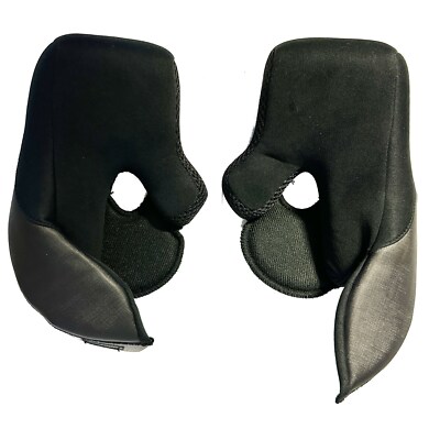 Klim Krios Pro Wangenpolster schwarz LG - 3X 15 MM für Helm cheek pads helmet