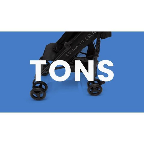 Foldable Lightweight Stroller Steel Frame Extendable Canopy Storage Basket New - Picture 4 of 4