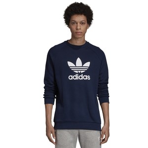 Adidas originals sweatshirt trefoil warm-up crew sweatshirt ed5948 navy s |  eBay