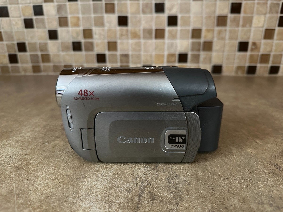 Canon ZR950 1.07MP MiniDV Camcorder with 48x Optical Zoom | eBay