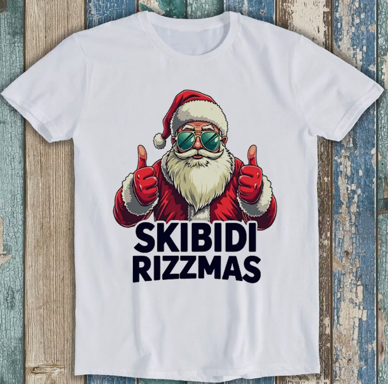 Skibidi Rizzmas Christmas Rizz Santa Meme Funny Gift Tee T Shirt 1878 Unisex