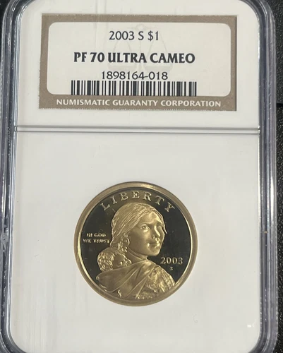 2003 S $1 PF70 Ultra Cameo NGC (1318)