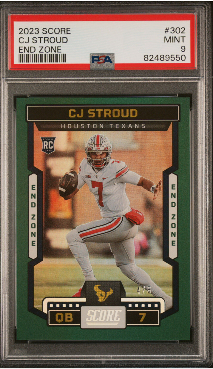CJ Stroud Panini Score #302 End Zone