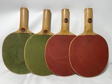 VINTAGE Westminster PING PONG WOOD PADDLES SET OF 4