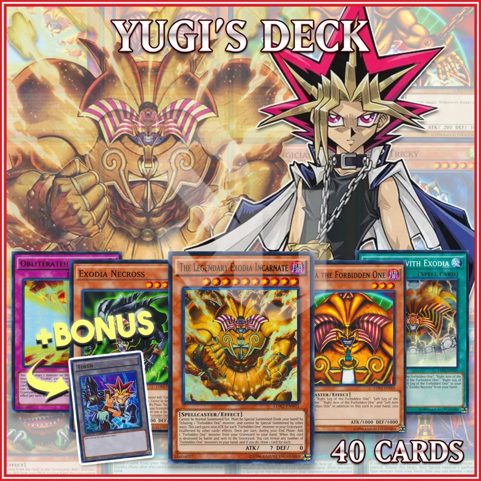 YUGI'S EXODIA DECK 40 Necross Obliterate!!! the Forbidden One YuGiOh +BONUS - Image 2 of 3