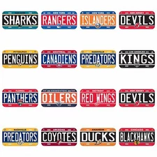 Wincraft NHL License Plates - Pick Your Team