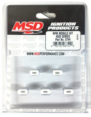 MSD 8744 - MSD Ignition 4000RPM-4800RPM Module Kit- Rev Limiter Pill Kit-Even