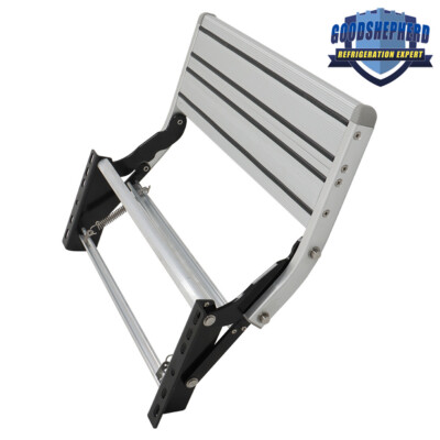 Manual Pull Out Single Aluminium 1 Step RV Camper Platform Steps Stair Anti-Slip