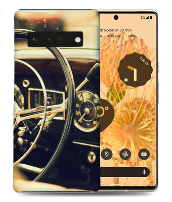 CASE COVER FOR GOOGLE PIXEL|VINTAGE RETRO CAR WHEEL INSIDES