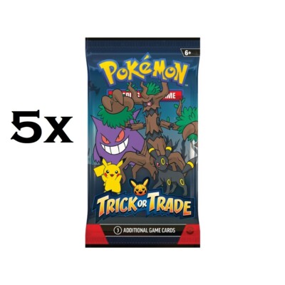 Pokémon Halloween Special BOOster Trick or Trade 2024 | 5 Booster |  Neu EN