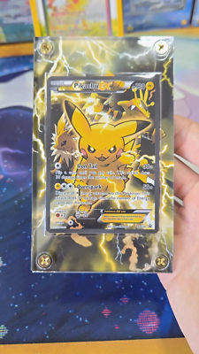 Pokemon Pikachu EX XY124 Promo Extended Art Case | eBay