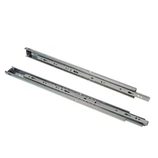 Richelieu 18-in Side Mount 100-lb Load Capacity Silver Drawer Slide Case 12 Pair