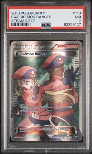 Pokémon Ranger graded PSA 7 for sale on eBay