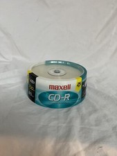 Maxell CD-R 700 Recordable Discs 48X 700MB 80 Min Spindle 25 Pack