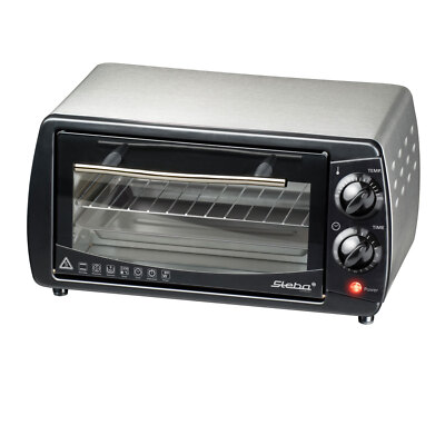Steba KB 9.2 Mini-Backofen Edelstahlgehäuse High-Speed-Quarzheizkörper 800W