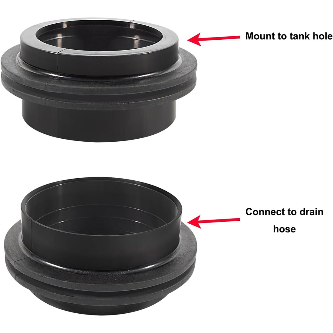 Custom RotoMolding 93 RV Tank Grommet 3" RV Black Gray Water Holding