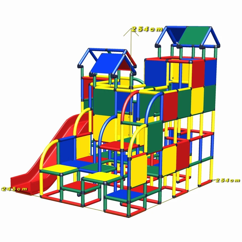 Move and stic MEGA Spiellandschaft Rutsche Spielturm Kletterturm Klettergerüst - Bild 2 von 4
