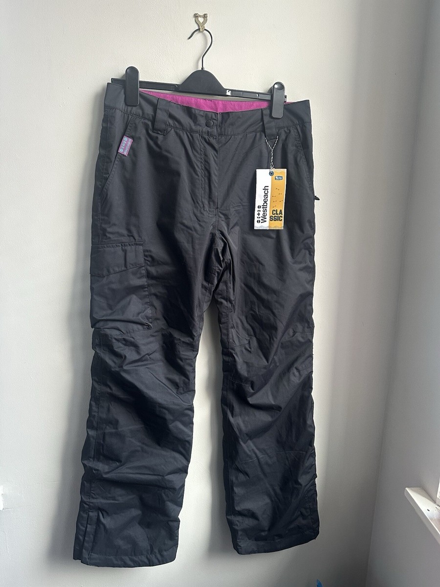 Westbeach Black and Purple Ski/Snowboard Trousers Salopettes New