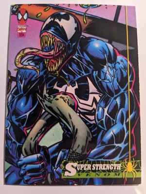 1994 Fleer Marvel Comics Spider-Man Venom #18 Super Strength