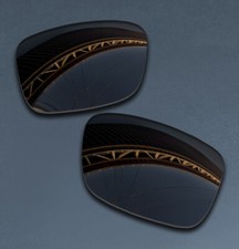 Black POLARIZED Replacement Lenses for Oakley Crankcase OO9165 Sunglasses 56mm