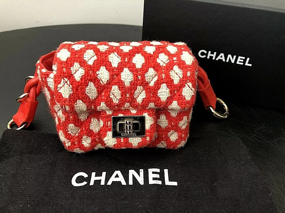 red tweed chanel bag