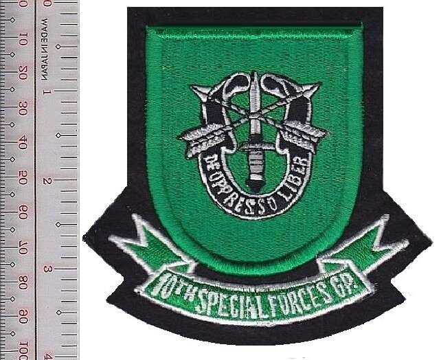 10 Sfg Flash Us Army 1st Special Forces Group Flash Patch With Crest