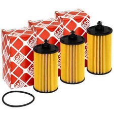 Ölfilter Motor Öl Filter FEBI 107824 Set 3 Stück für Chevrolet Cruze Opel Mokka