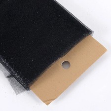 Perial Co Glitter Tulle Fabric 54 inch wide sold by 10 yards Black