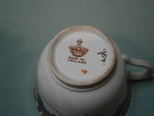 VINTAGE MIX & MATCH ENGLISH CHINA FLORAL IMARI DESIGN CUP, SAUCER & PLATE TRIO. - Picture 2 of 4