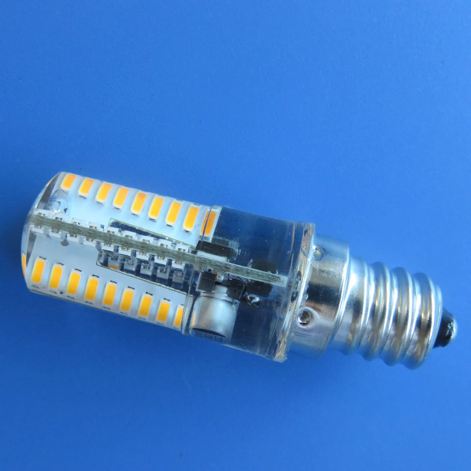 10x E12 Candelabra C7 72 3014SMD LED Light Bulb Lamp AC12V/DC 12-24V Warm 2700K - Image 3 of 4