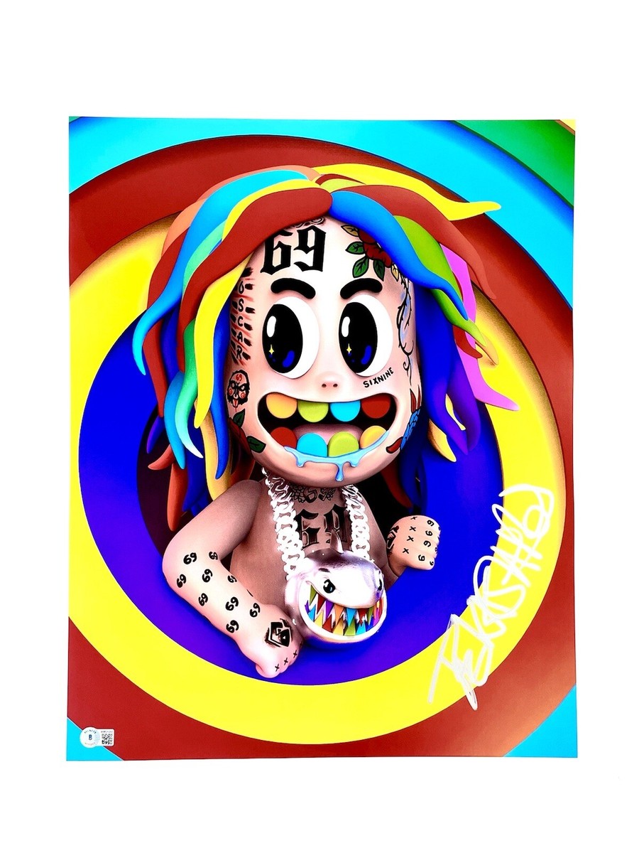 Tekashi69 6ix9ine Signed Autographed 16x20 Photo Rap Hip Hop