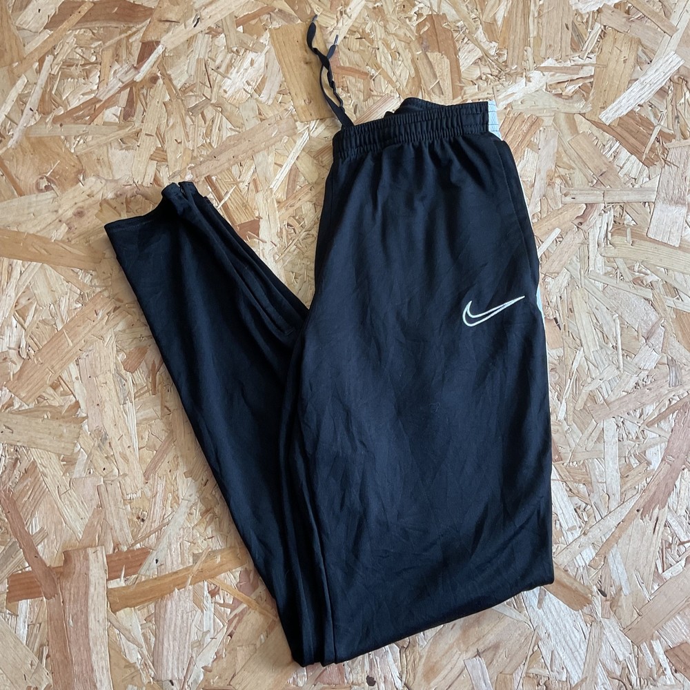 Nike Dri-Fit Academy Training Track Pants - Black Football Joggers Size S