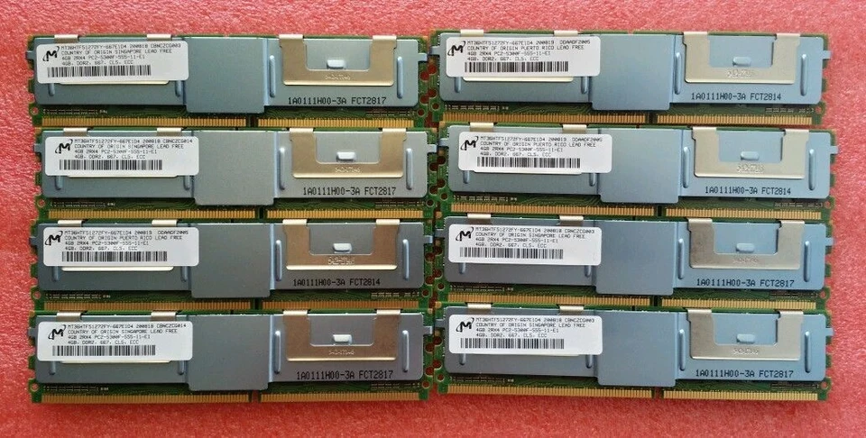 HP 64GB (16@4GB) MEMORY KIT FOR HP ProLiant DL380 G5. DL 460C G5   w/90day WRTY - Image 3 of 4