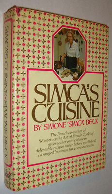 Simone Beck CoAuthor of Mastering the Art of French Cooking Simca's Cuisine 1972