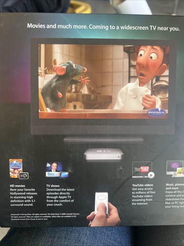 Apple TV A1218 (1st Generation) 40GB Media Streamer - Picture 2 of 6