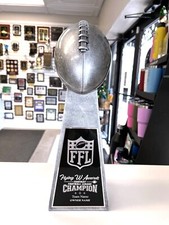 FANTASY FOOTBALL TROPHY FREE ENGRAVING RESIN ECONOMY 15" TALL JFTB202