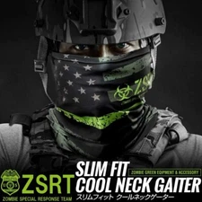LayLax Airsoft ZSRT [Zombie Special Response Team] Slim Fit Cool Neck Gaiter 