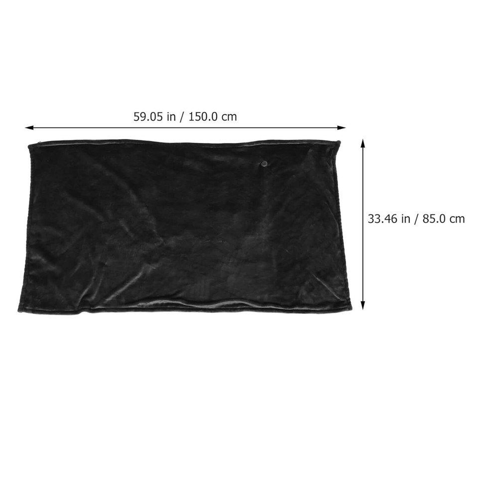 USB Electric Heated Blanket Fleece Portable Heated Throw Winter Warm
