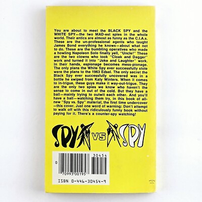 Spy vs Spy by Antonio Prohias MAD Warner Vintage Comic Paperback