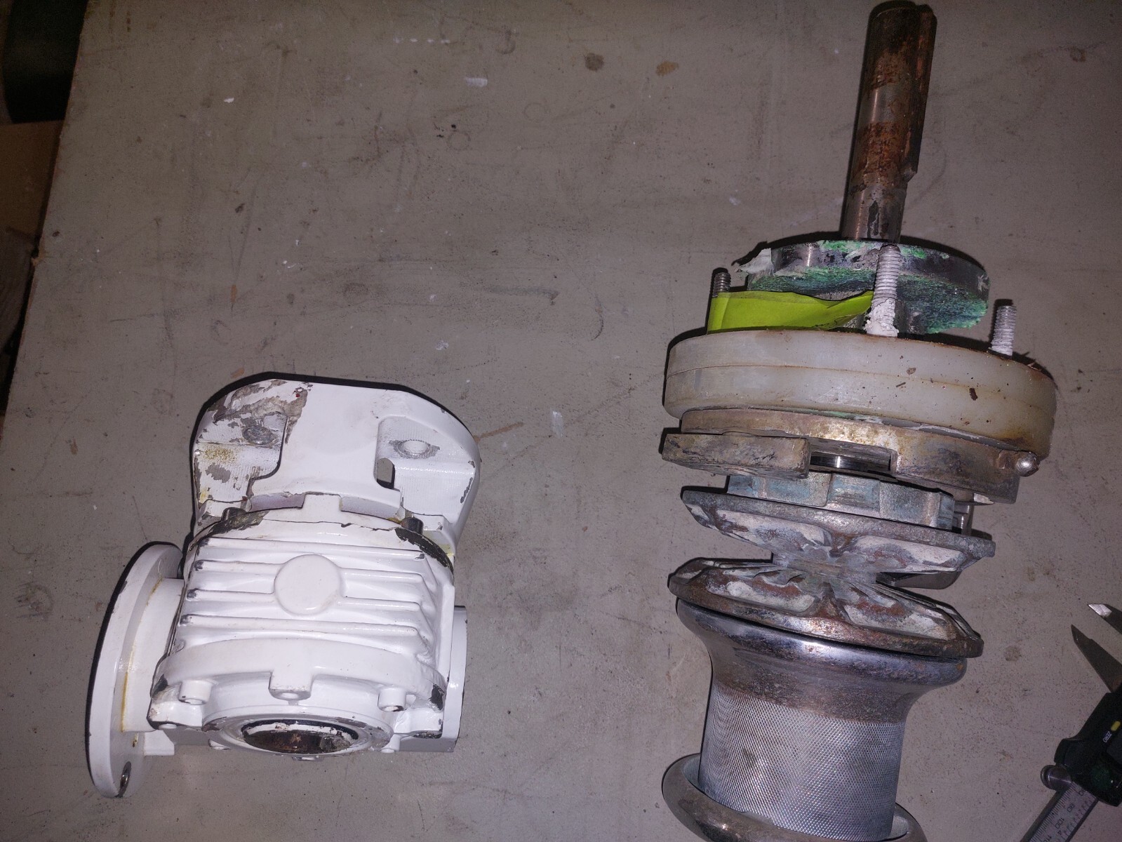 Anchor Winch Parts Muir 8mm Gypsy Gearbox Capstan Shaft Deck Plate No