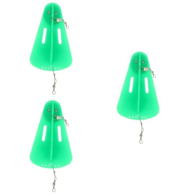  3 Pack Spule Sprungbrett Trolling Hobelbrett Angelzubehör Tauchbrett
