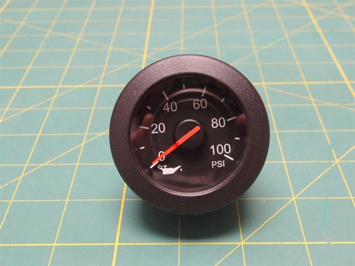 2" Panel Mount Oil Pressure Gauge 0 to 100 PSI 2" 1000226 NSN 6685-01-546-4739 - Picture 7 of 9